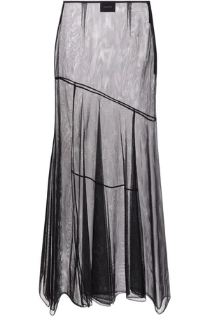 Simone Rocha Sheer tulle midi skirt