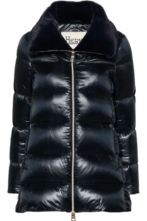 HERNO Faux-fur collar down coat