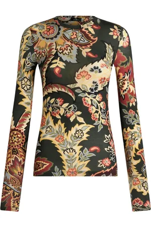 Etro Paisley-print jersey top