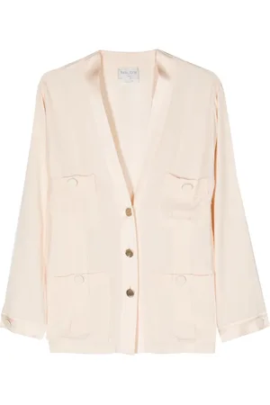 FORTE FORTE Single-breasted crepe cardigan