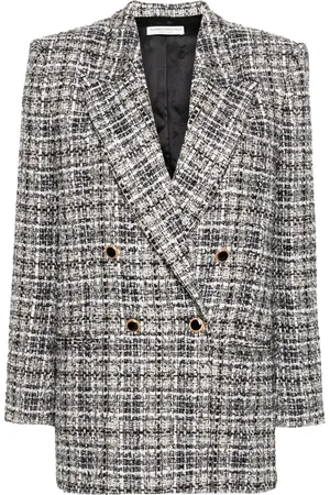 Alessandra Rich Double-breasted tweed blazer