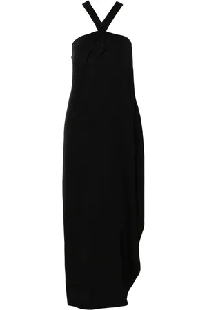 Calvin Klein Knot-detail halterneck dress