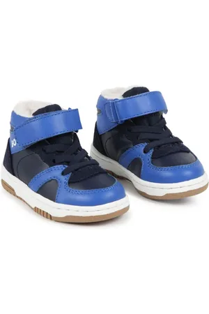 HUGO BOSS Colour-block high-top sneakers