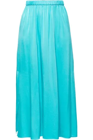 FORTE FORTE Satin silk midi skirt