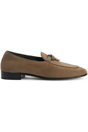 Giuseppe Zanotti Ewerton almond-toe suede loafers