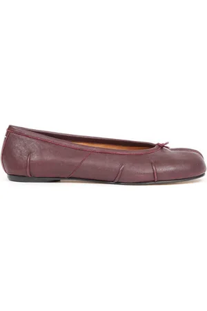 Maison Margiela Tabi leather ballerina shoes