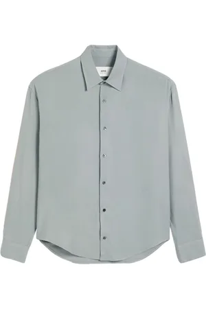 Ami Logo-embroidered buttoned shirt