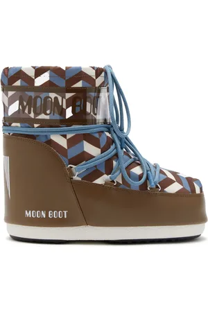 Moon Boot Icon geometric-pattern print boots