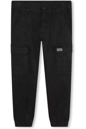 DKNY Logo-patch cargo pants