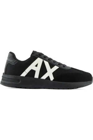 Armani Exchange Logo-patch panelled-design sneakers