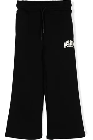 Msgm Logo-print cotton track pants
