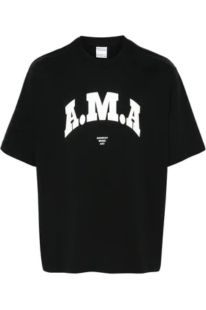 MARCELO BURLON AMA-print cotton T-shirt