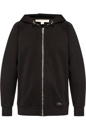 Michael Kors Logo-plaque zip-up hoodie
