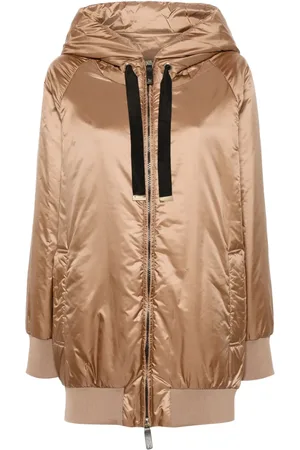 Max Mara Hooded parka coat