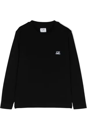 C.P. Company Logo-embroidered cotton T-shirt