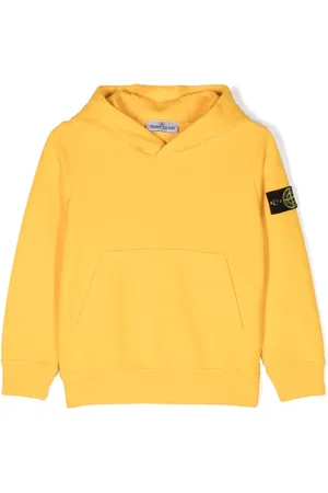 Stone Island Compass-badge cotton hoodie