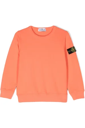 Stone Island Compass-badge cotton sweatshirt