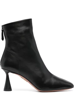 Aquazzura 70mm leather ankle boots
