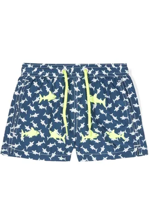 MC2 SAINT BARTH Shark-print swim shorts