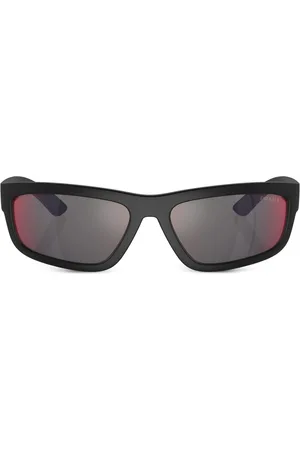 Prada Printed rectangle-frame sunglasses