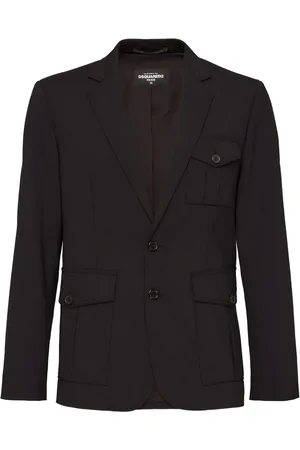 Dsquared2 Single-breaste twill blazer