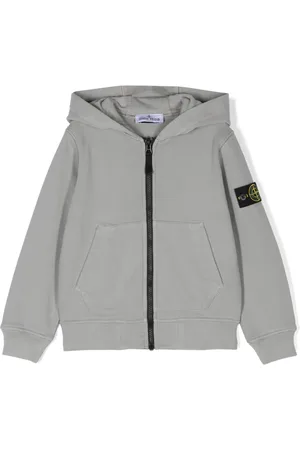 Stone Island Compass-badge zipped hoodie