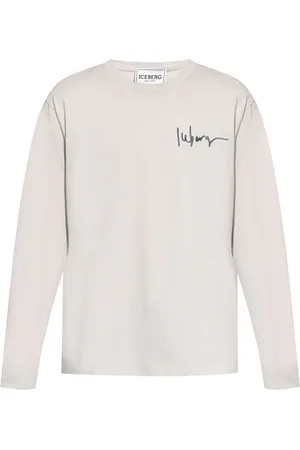 Iceberg Logo embroidery long-sleeved T-shirt