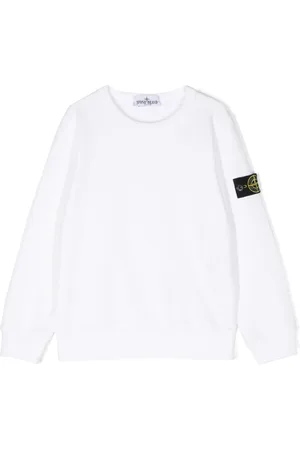 Stone Island Compass-badge cotton sweatshirt