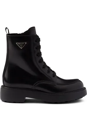 Prada Brushed leather boots