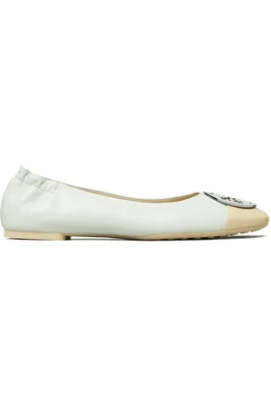 Tory Burch Claire cap-toe ballerina shoes