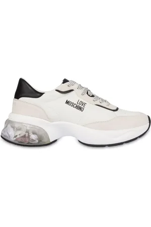 Moschino Logo-print panelled sneakers
