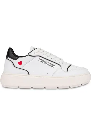 Moschino Logo-print panelled sneakers