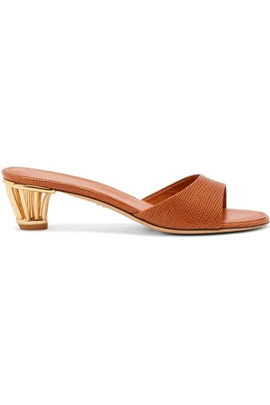 Salvatore Ferragamo 40mm Cage heel mules
