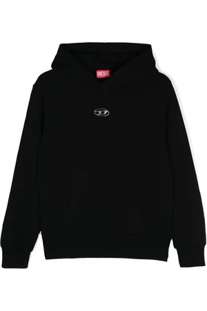 Diesel Oval D-print cotton hoodie