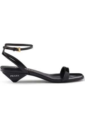 Prada 35mm patent-leather sandals