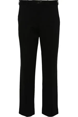 Sandro Raised-seam tapered trousers