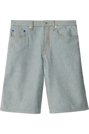 Burberry EKD denim embroidered shorts