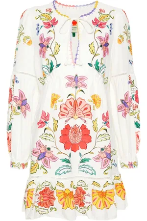 Farm Rio Floral Insects mini dress