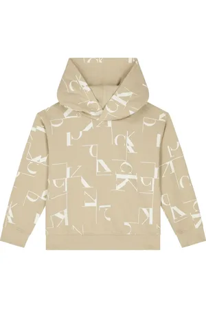 Calvin Klein All-over logo-print hoodie