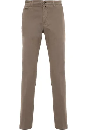 BRIGLIA Slim-cut chino trousers