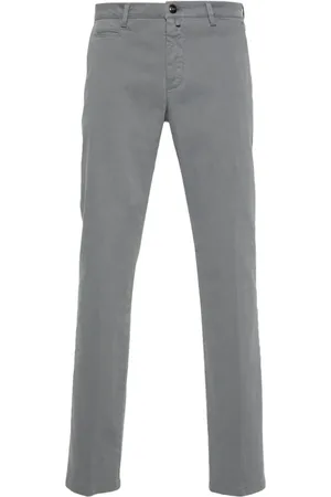 BRIGLIA Slim-cut chino trousers