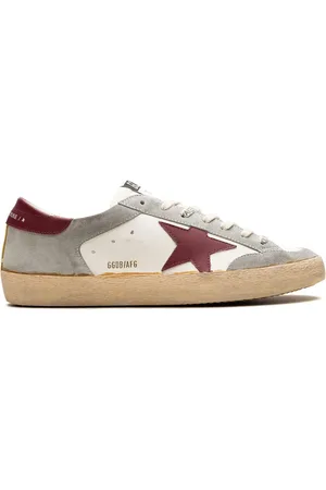 Golden Goose Super-Star Penstar " /Ice/Bordeaux" sneakers