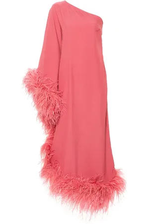 ‎Taller Marmo‎ Ubud feather-trim dress