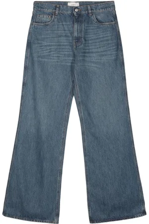 COPERNI Decorative-buckle straight-leg jeans