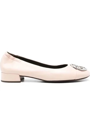 Tory Burch Claire leather ballerina shoes