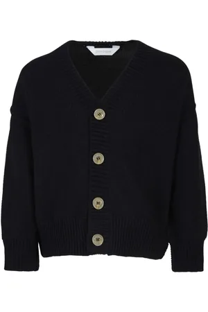 Palm Angels Intarsia-knit logo cardigan
