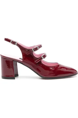 Carel Banana 60mm leather pumps