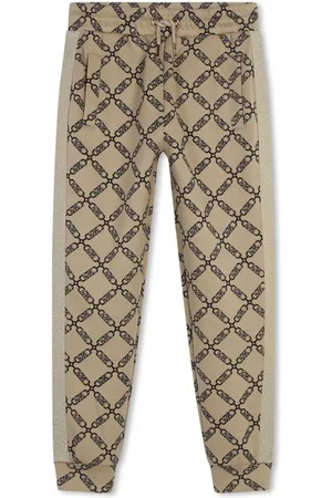 Michael Kors Empire-print drawstring track pants
