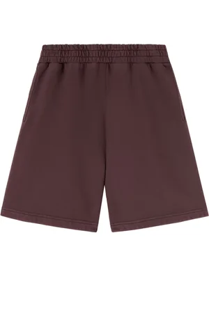 Palm Angels Logo-print cotton track shorts