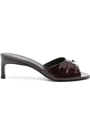 COPERNI 60mm crocodile-embossed sandals